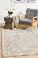 Waken Rug - Silver Flower.