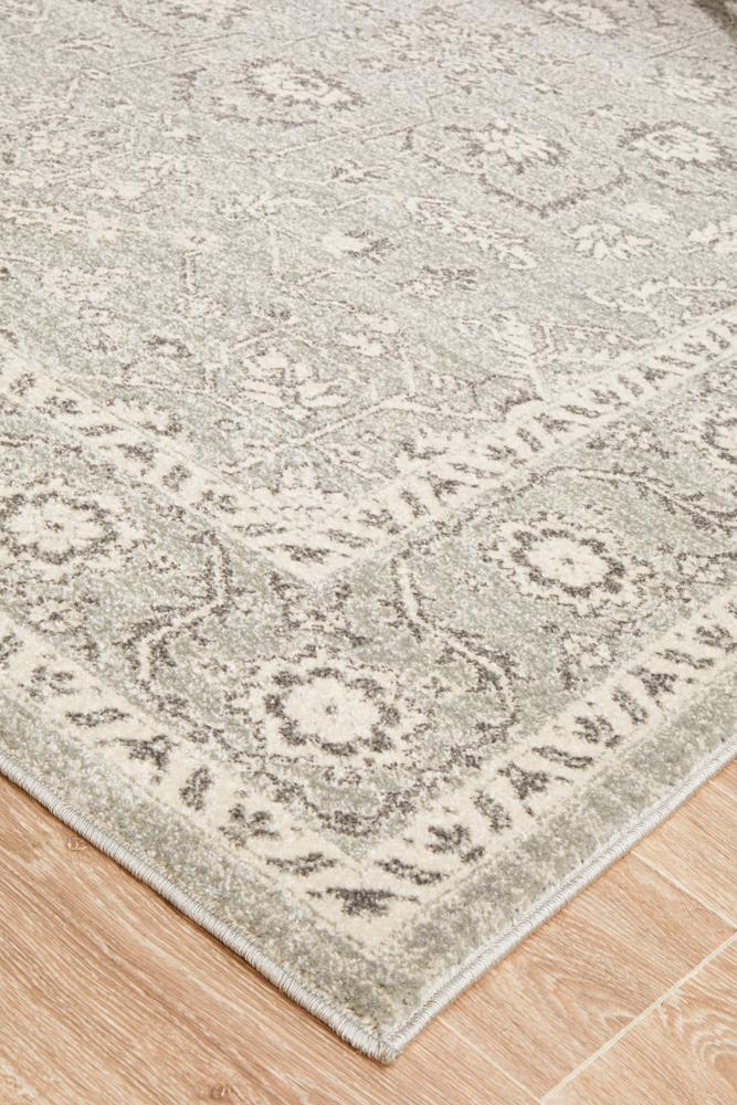 Waken Rug - Silver Flower.