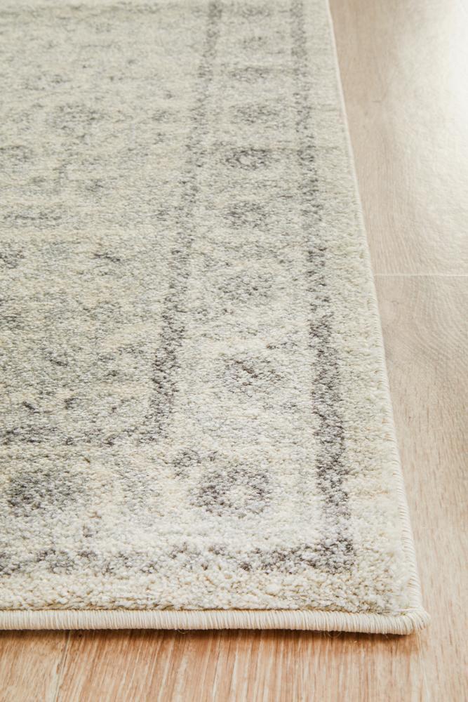 Waken Runner Rug - Winter White.