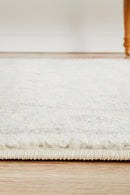 Waken Runner Rug - Winter White.