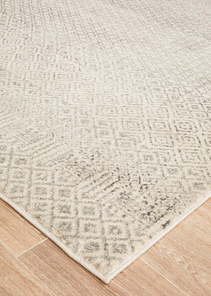 Waken Rug - Grey Diamond.