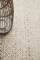 Waken Rug - Grey Diamond.
