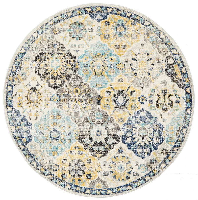 Waken Round Rug - Multi II.