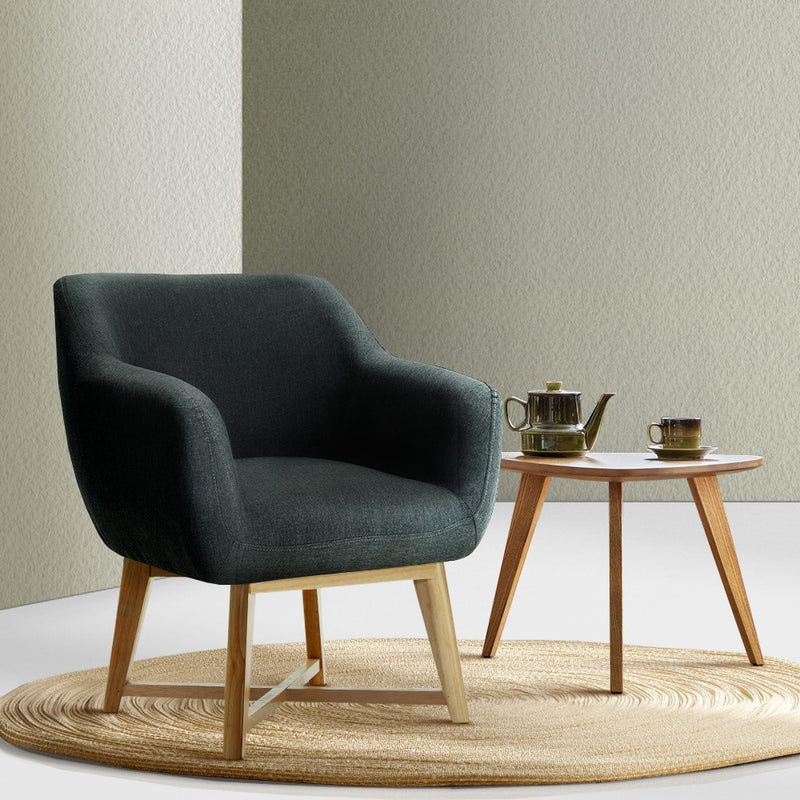 Bonnac Tub Armchair - Charcoal