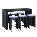 Emita 7 Piece Outdoor Set - Black