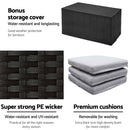 Emita 7 Piece Outdoor Set - Black