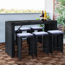 Emita 7 Piece Outdoor Set - Black