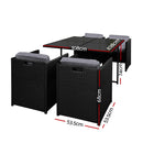 Merinda 5 Piece Outdoor Set