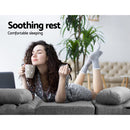 Glidden 2 Seater Floor Sofa Bed - Grey