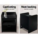 Jursta Bedside - Black