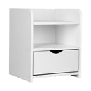 Jursta Bedside - White