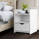 Jursta Bedside - White