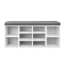 Leiston Shoe Bench - White