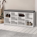 Leiston Shoe Bench - White