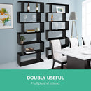 6 Tier Display Shelf - Black.