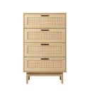 Rattan 4 Chest of Drawers
