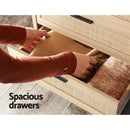 Rattan 4 Chest of Drawers