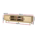 Rattan 180cm TV Unit.