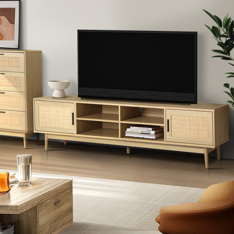 Rattan 180cm TV Unit.