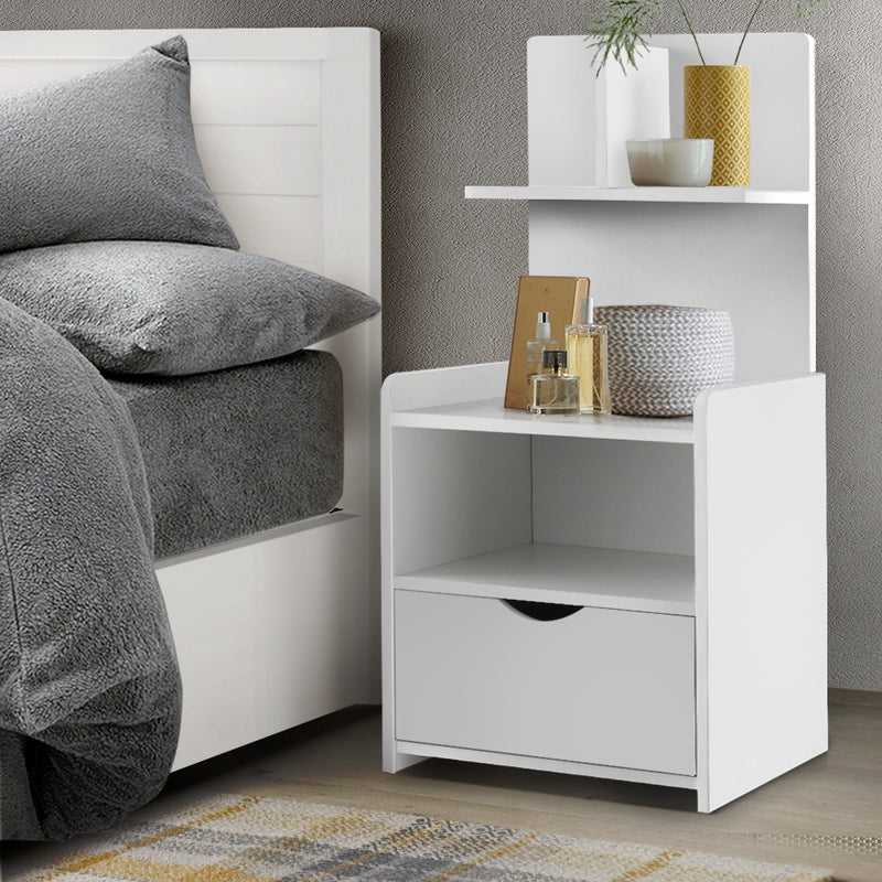 Anzex Bedside with Shelf Display