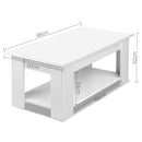 Selfoss Coffee Table - White