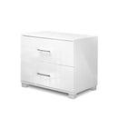 Lorris Bedside - White