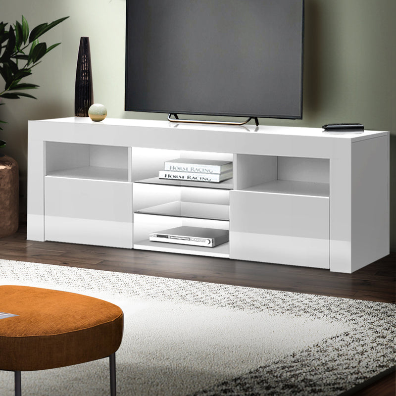 Miami LED TV Unit - White