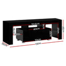 Manhattan LED TV Unit - Black