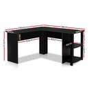 Baulon Desk - Black
