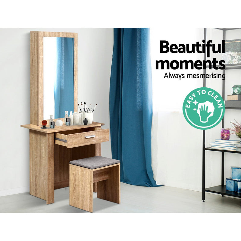 Garsen Dressing Table Set - Natural