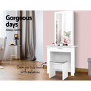 Garsen Dressing Table Set - White