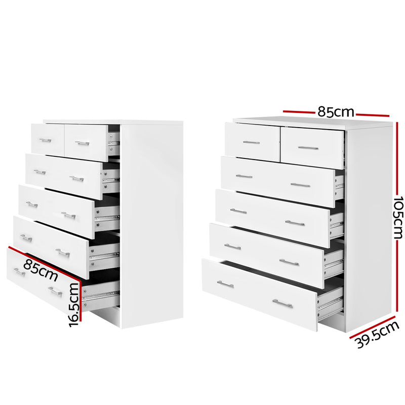 Loreto Tallboy - White.
