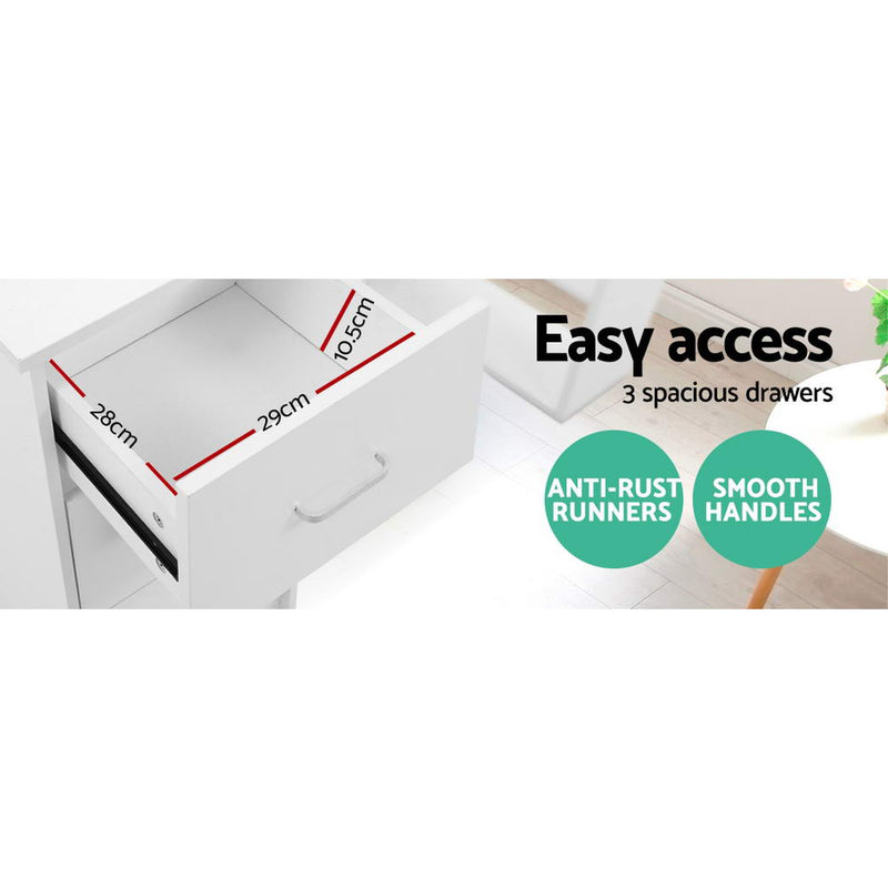 Butry Desk - White