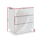 Buhler IV Bedside - White