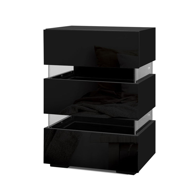 Buhler III Bedside - Black