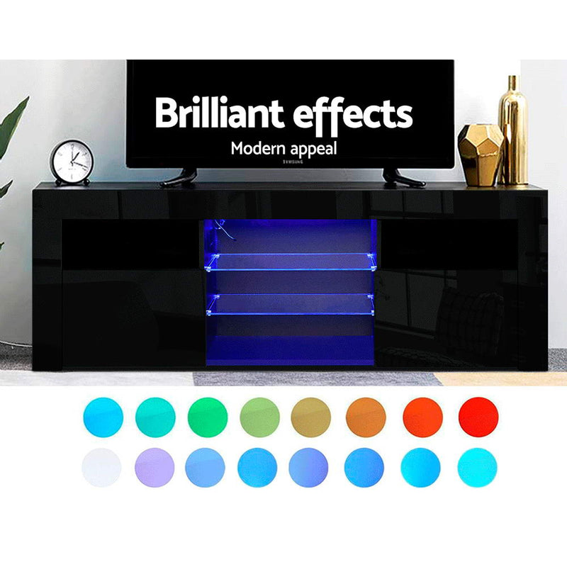 Miami 160cm LED TV Unit - Black