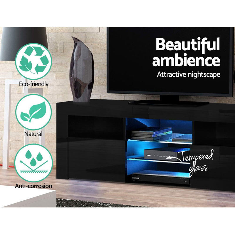 Miami 160cm LED TV Unit - Black