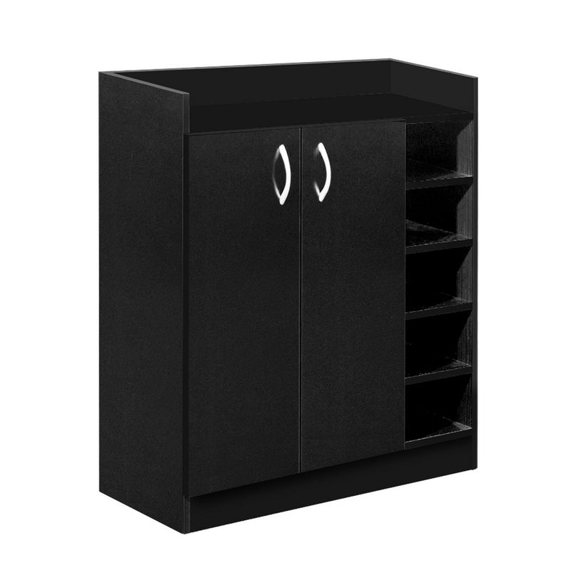 Shonde Shoe Cabinet - Black