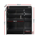 Shonde Shoe Cabinet - Black