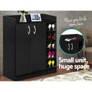 Shonde Shoe Cabinet - Black