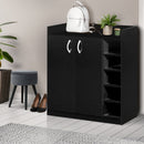 Shonde Shoe Cabinet - Black