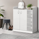 Shonde Shoe Cabinet - White