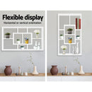 Floating Wall Shelf DIY Mount Storage Bookshelf Display Rack White.