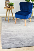 Grey Ombre Shaggy Rug.