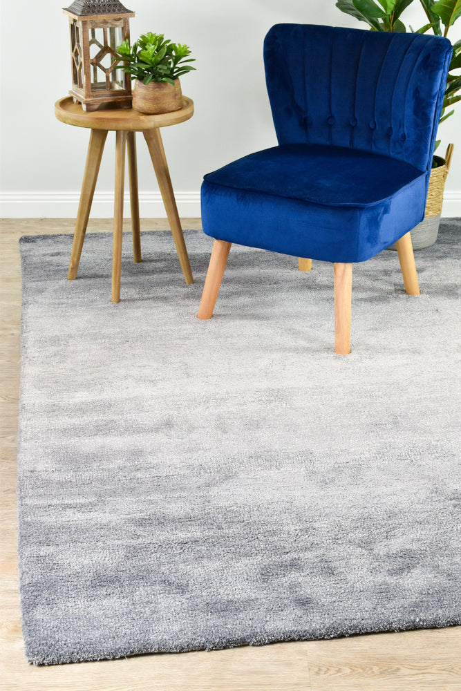 Grey Ombre Shaggy Rug.