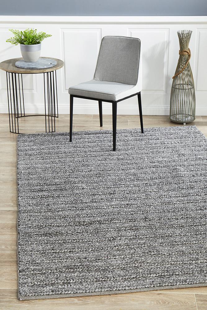 Crop 801 Steel Rug.