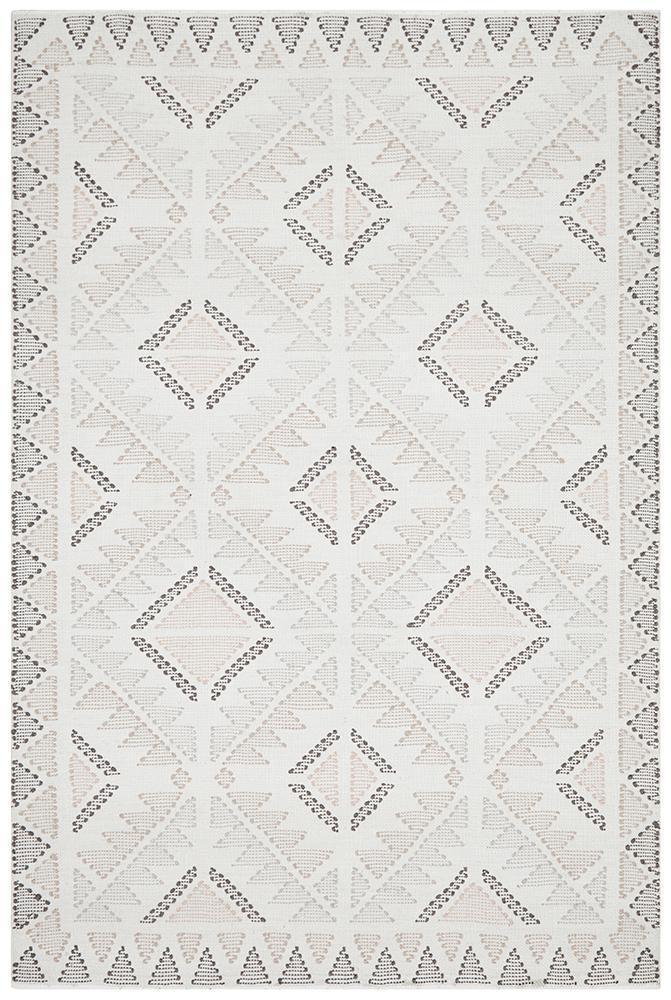 Vidya Rug white Peach.