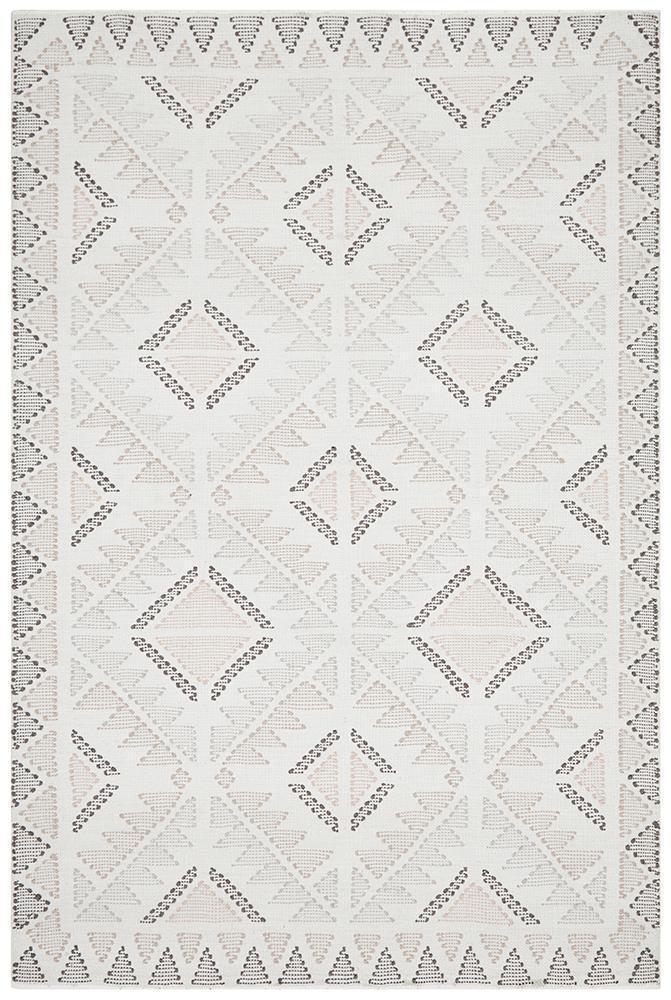 Vidya Rug white Peach.