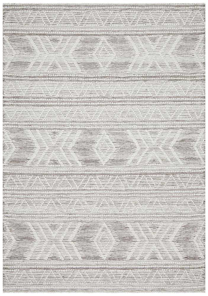 Esha Woven Tribal Rug Natural.