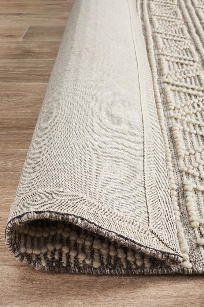 Esha Woven Tribal Rug Natural.